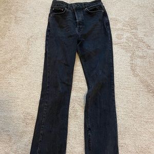 Free people split hem jeans